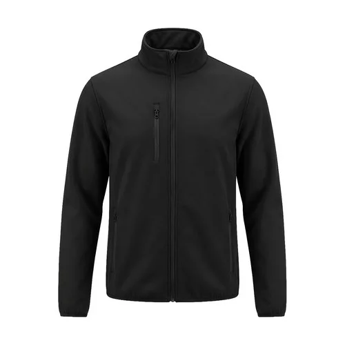Chaqueta bicapa cremallera entera bolsillos pecho laterales forro polar jhk ref JTSOFTJAC - Black