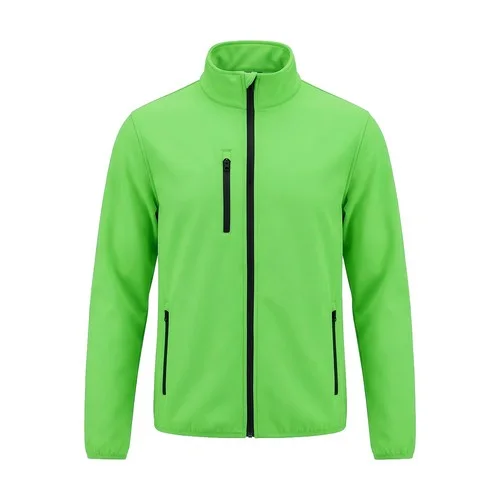 Chaqueta bicapa cremallera entera bolsillos pecho laterales forro polar jhk ref JTSOFTJAC - Lime