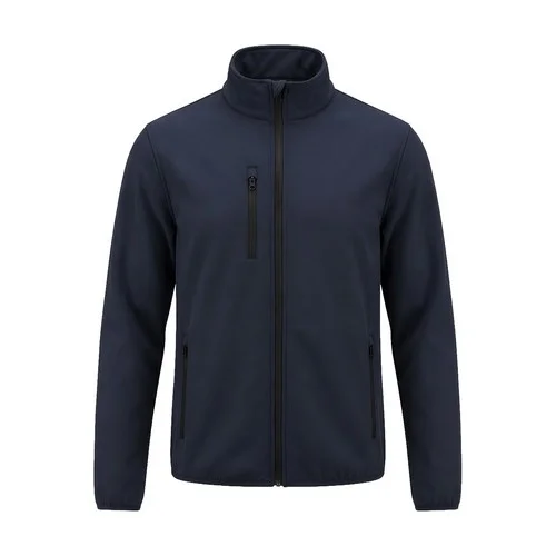 Chaqueta bicapa cremallera entera bolsillos pecho laterales forro polar jhk ref JTSOFTJAC - Navy