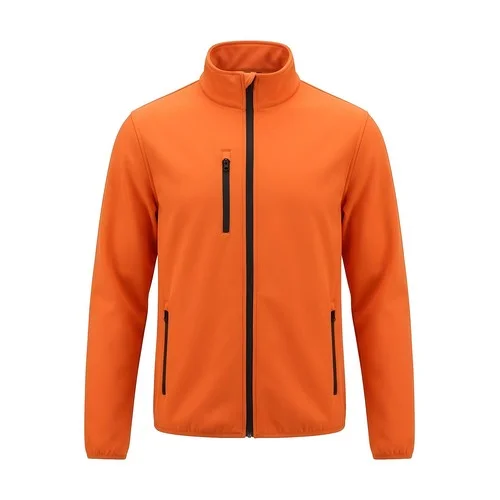 Chaqueta bicapa cremallera entera bolsillos pecho laterales forro polar jhk ref JTSOFTJAC - Orange
