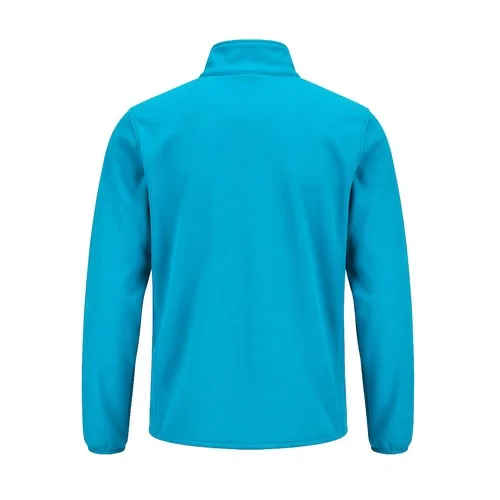 Chaqueta bicapa cremallera entera bolsillos pecho laterales forro polar jhk ref JTSOFTJAC - Turquoise Back