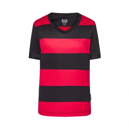 COMPRAR CAMISETA DE RAYAS HORIZONTALES DE FÚTBOL PARA NIÑO REF CELTICTSK JHK - Red Black