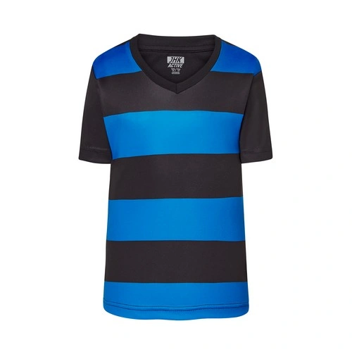 COMPRAR CAMISETA DE RAYAS HORIZONTALES DE FÚTBOL PARA NIÑO REF CELTICTSK JHK - Royal Blue Black