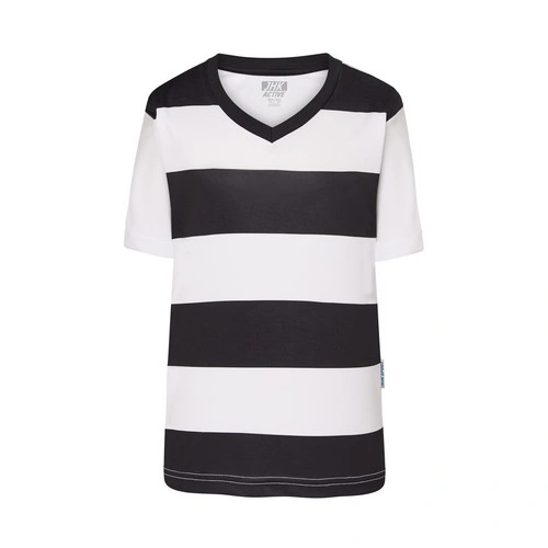 COMPRAR CAMISETA DE RAYAS HORIZONTALES DE FÚTBOL PARA NIÑO REF CELTICTSK JHK - White Black