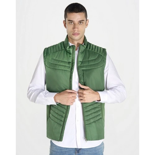 chaleco softshell acolchado con micropolar con cremallera jhk ref padvest