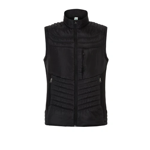 chaleco softshell acolchado con micropolar con cremallera jhk ref padvest