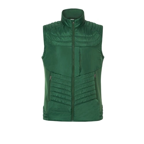 chaleco softshell acolchado con micropolar con cremallera jhk ref padvest