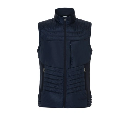 chaleco softshell acolchado con micropolar con cremallera jhk ref padvest