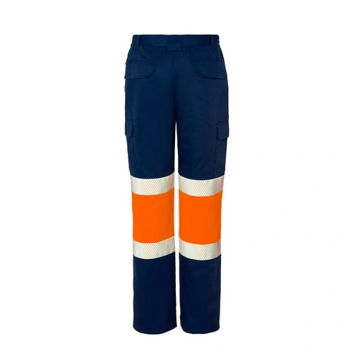 pantalon multibolsillos con cremallera reflectante 210gms jhk ref hv12u00