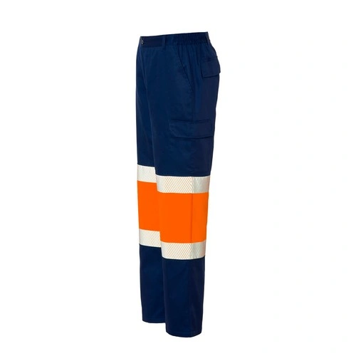 pantalon multibolsillos con cremallera reflectante 210gms jhk ref hv12u00