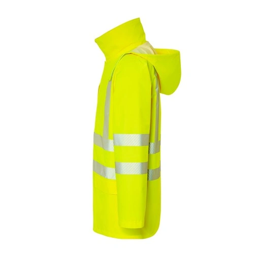 parka de poliester con capucha oculta y cintas reflectantes 180gsm jhk ref hv10u00