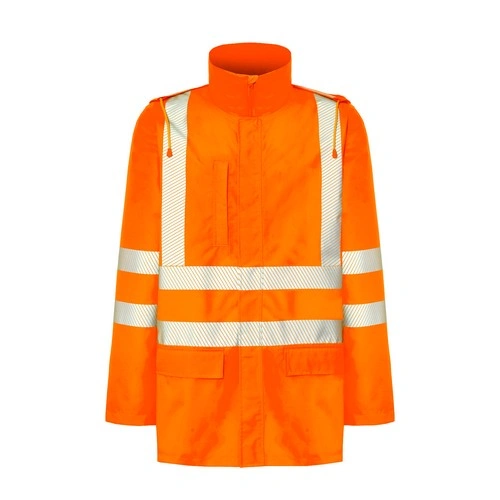 parka de poliester con capucha oculta y cintas reflectantes 180gsm jhk ref hv10u00