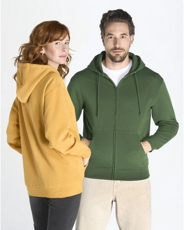 Sudadera con cremallera y capucha