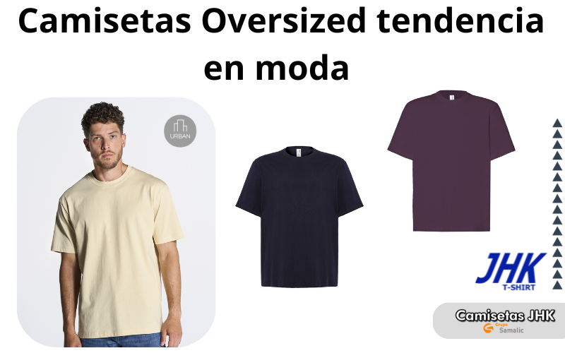 Camisetas oversized jhk